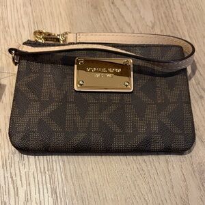 Michael Kors Dark Brown Small Smartphone Wristlet